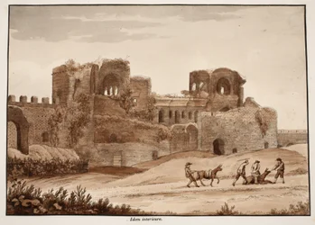 Interior of the Porta Asinaria